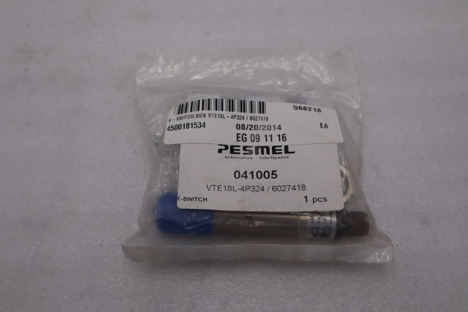 SICK VTE18L-4P324/ 6027418 PHOTOELECTRIC PROXIMITY SENSOR STOCK H1591A