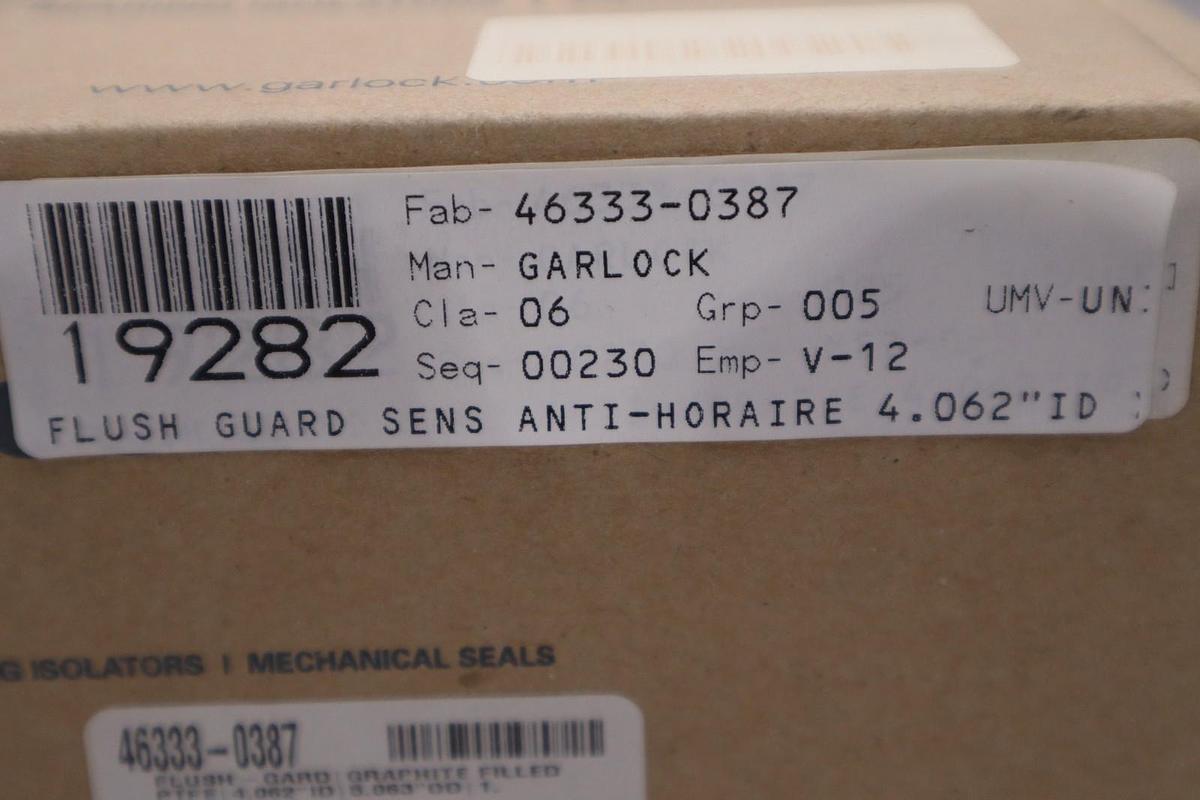 NEW GARLOCK 46333-0387 FLUSH-GARD SEAL - STOCK GF1008