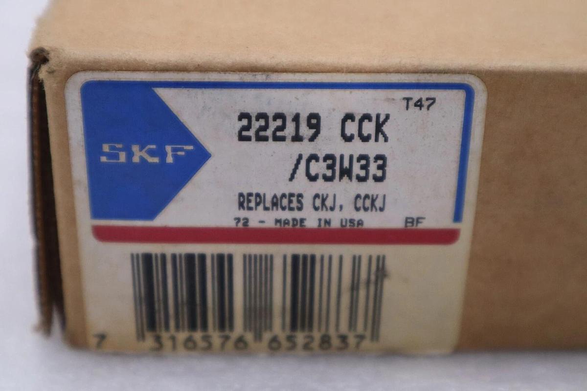 Used NEW SKF 22219 CCK/C3W33 Spherical Self Aligning Bearing STOCK B-3021