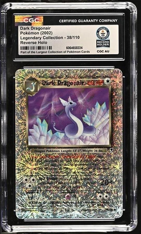 Used Dark Dragonair Pokémon 2002 English Legendary Collection 38/110 World Record CGC