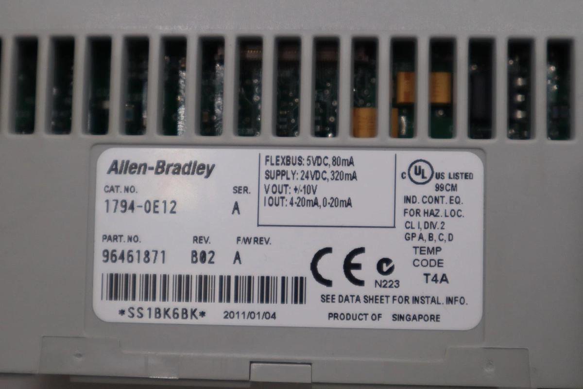 NEW OPEN BOX Allen-Bradley AB 1794-OE12 Flex 12 Module 1794OE12 STK H1246A