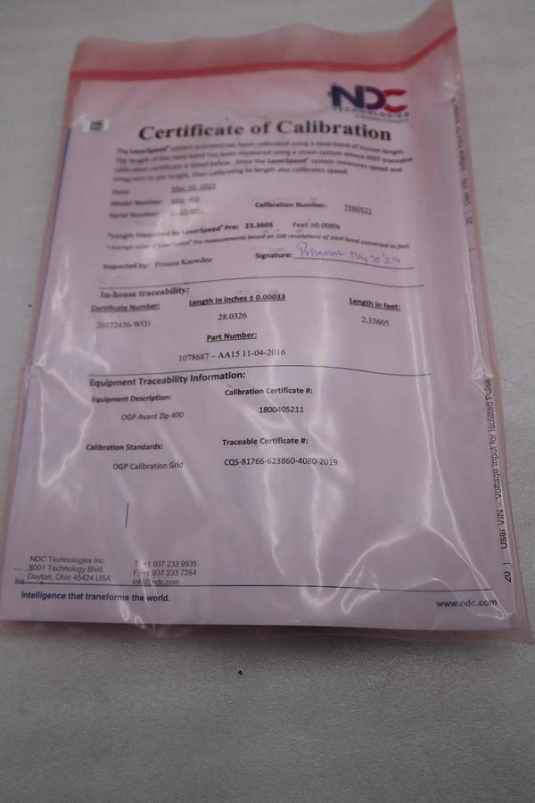 Used Nordson LS4500-403 LASER COUNTER 300MM LASERSPEED PRO - NEW IN BOX - STOCK GF183