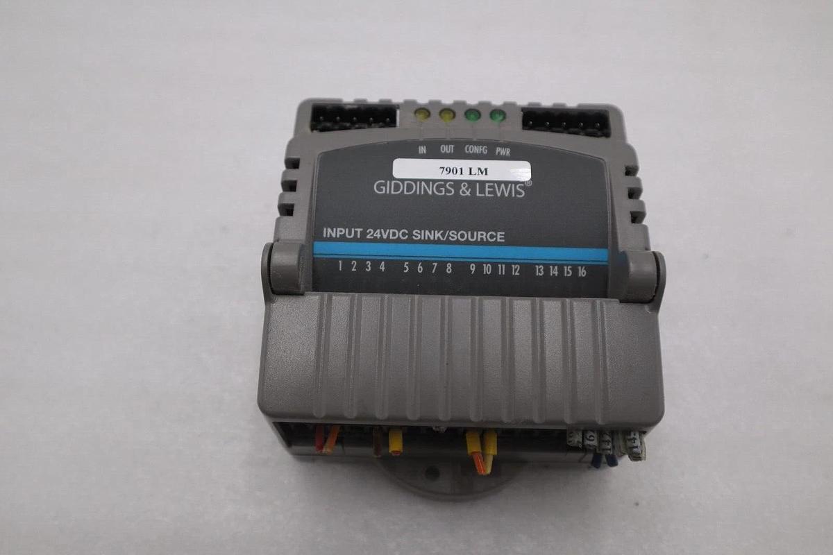 Used GIDDINGS & LEWIS M.1300.7372 R1 Input Module 24VDC SINK/SOURCE STOCK 635-D