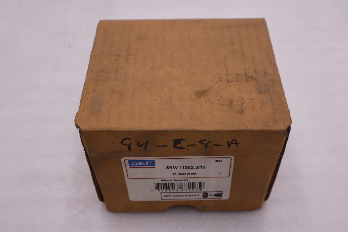 NEW IN BOX - SKF SNW 113X2.3/16 BEARING ADAPTER SLEEVE - STOCK 5595CC