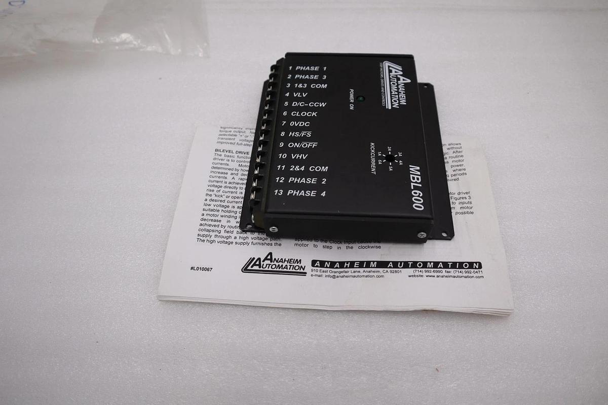 NEW ANAHEIM AUTOMATION MBL600 STEP DRIVER NEW UNIT STOCK H1625