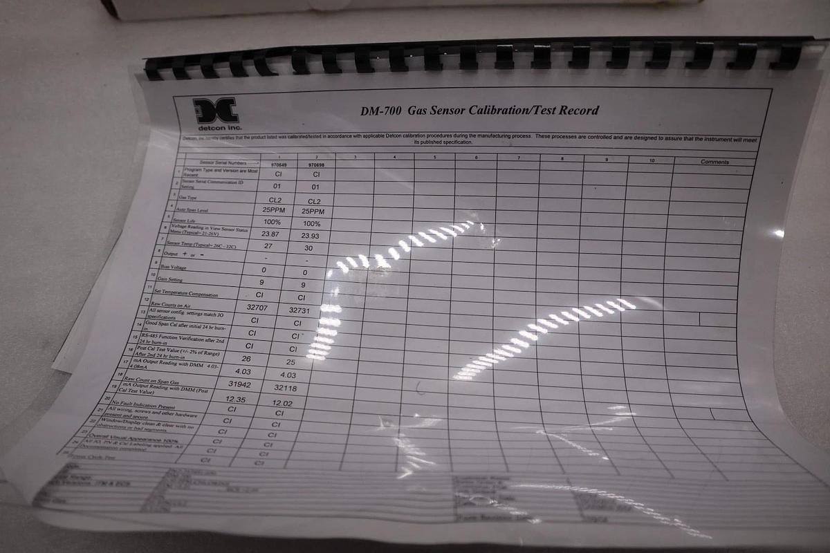 Used Teledyne Detcon DM-700/ 967-747491-050 Toxic Gas Sensor STOCK 2886A