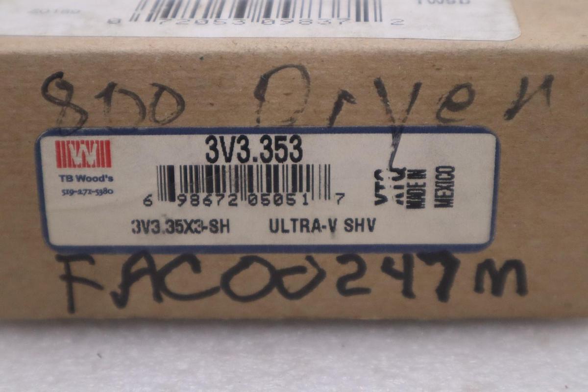 NEW TB Woods 3V3.353 SHEAVE STOCK K58C