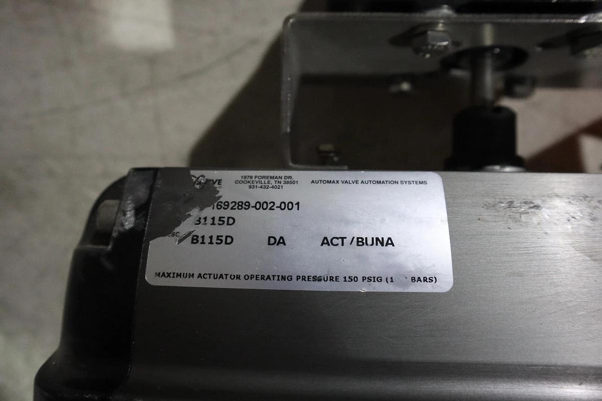 Used Flowserve Automax NXCLU2M1-18-00200, Positioner Actuator Ball Valve STOCK 5323