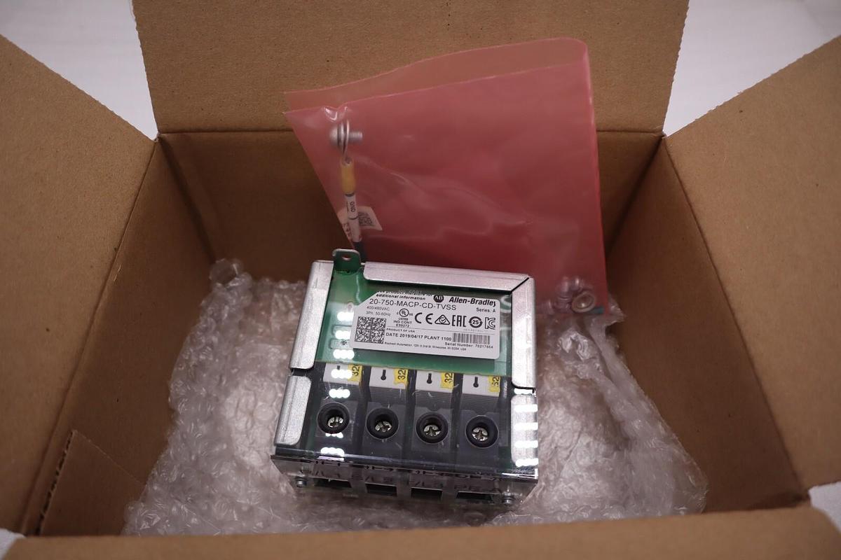 Used ALLEN BRADLEY 20-750-MACP-CD-TVSS SER. A 400/480VAC NEW UNIT STOCK G86A