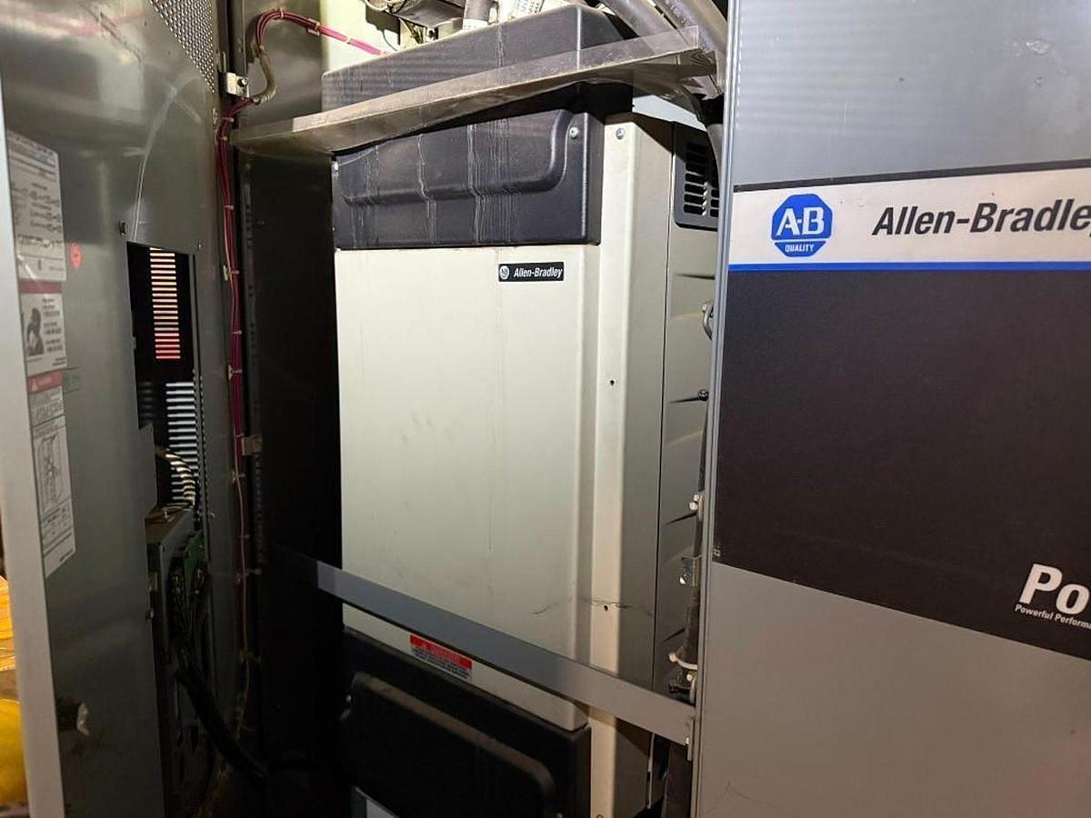 Used 200 HP ATLAS COPCO GA160W AIR COMPRESSOR WITH ALLEN BRADLEY VFD 600V