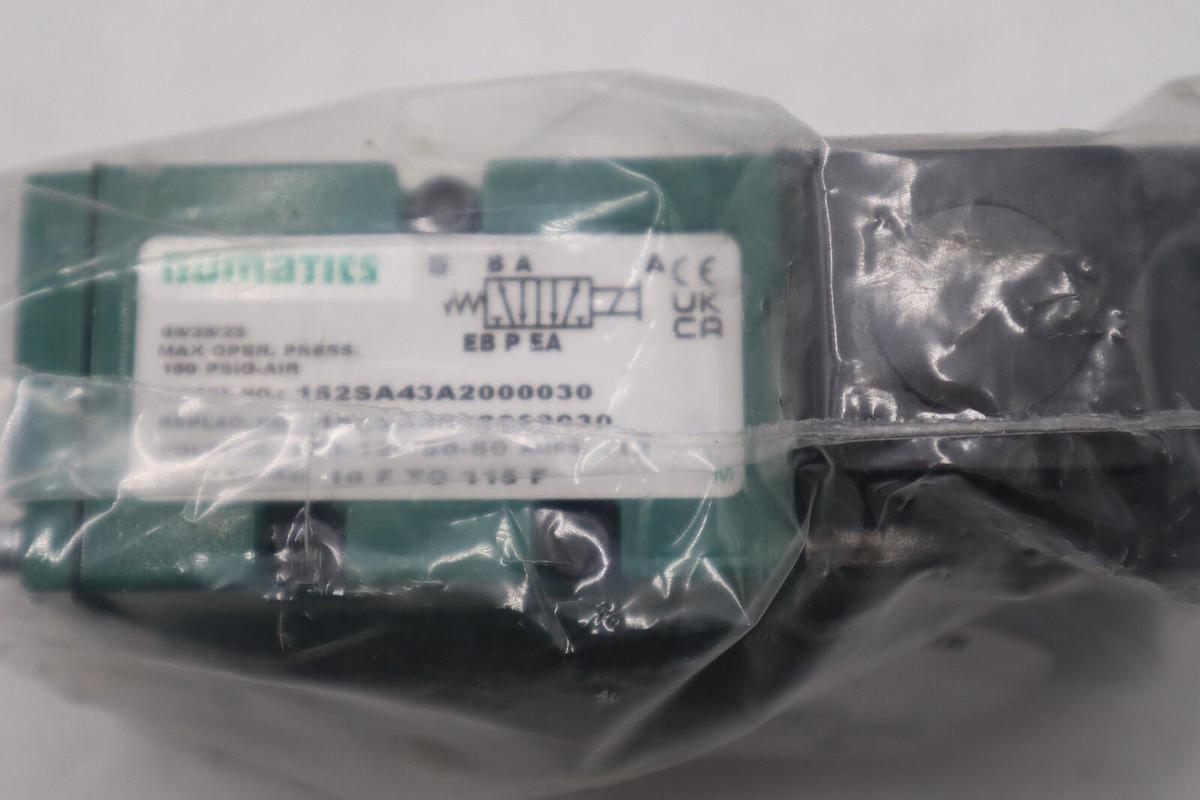 NEW NUMATICS 152SA43A2000030 150PSIG 110/120V STOCK H307A