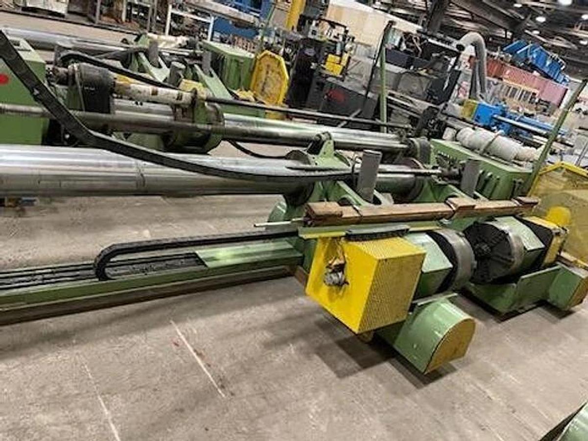 Used 100” WIDE PASABAN SHAFTLESS FLOOR PICK UNWIND STAND 60" DIAMATER (2 AVAILABLE)