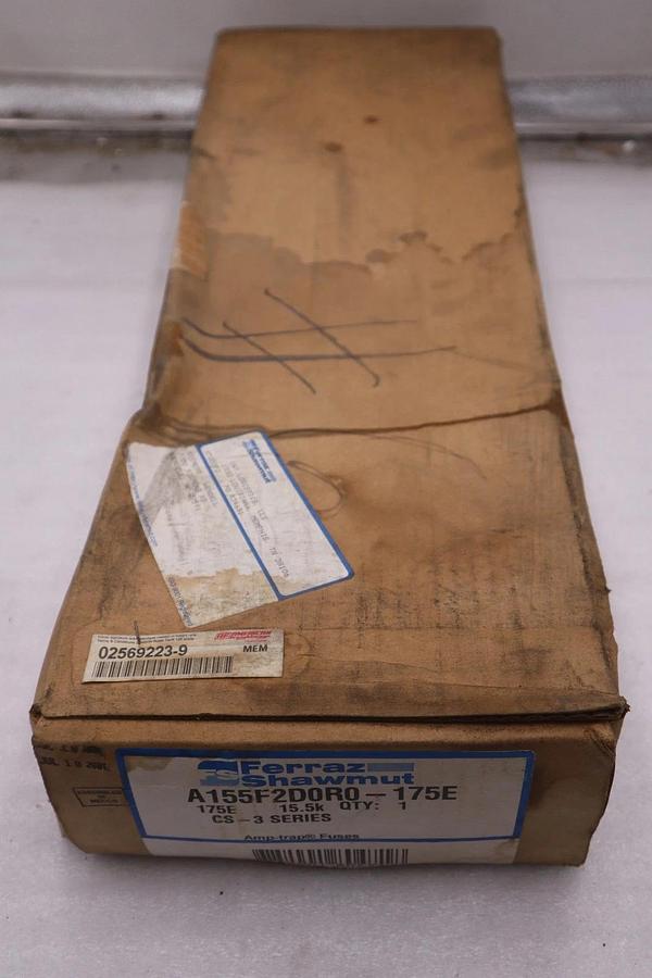 Used FERRAZ SHAWMUT A155F2D0R0-175E FUSE NEW IN BOX STOCK GF-632