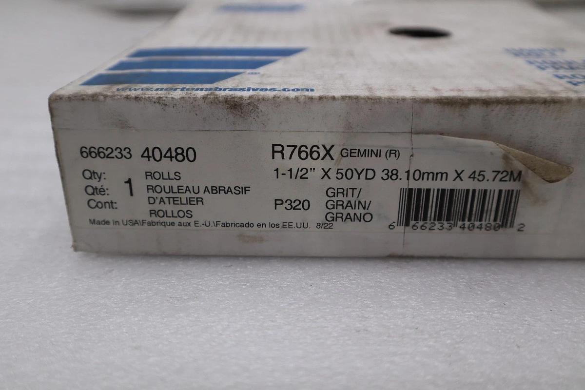 Used Norton GEMINI R766X 1-1/ 2" HANDY ROLL  -  STOCK 5745CC