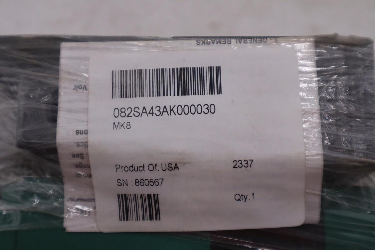 NUMATICS 082SA43AK000030 120V .15A 150PSI - NEW - STOCK GF516A