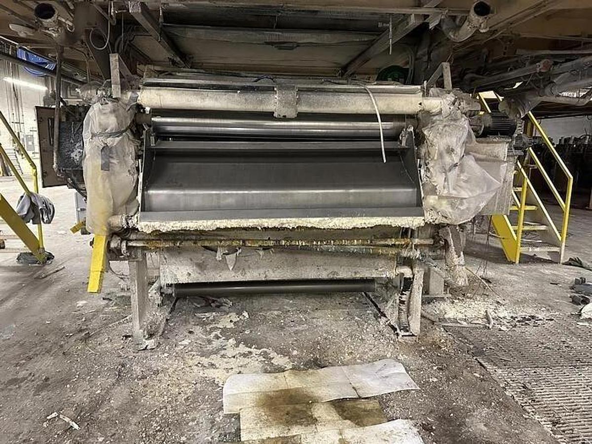 Used 62" BLACK CLAWSON AIR KNIFE COATER WITH MAYER ROD ASSEMBLY