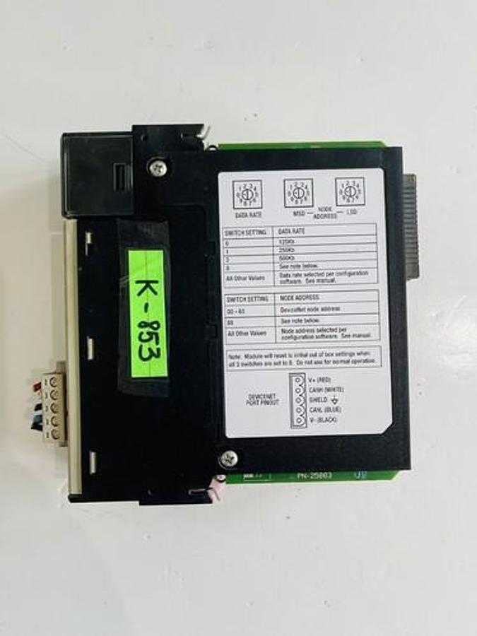 Used AB 1756-DNB D Module Communication Module Interface Module #K-853