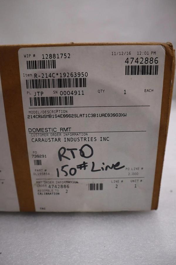 Used Rosemount 114CE0045TAA3SC017BWX Pressure Transmitter NEW IN BOX STOCK GF-178