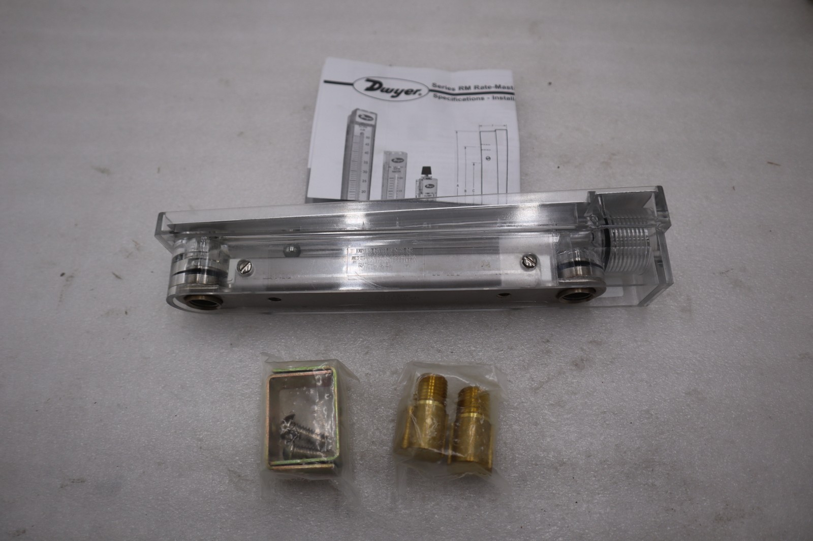 DWYER 162642-00 1-10 SERIES RMB RATE MASTER FLOWMETER - STOCK 6077