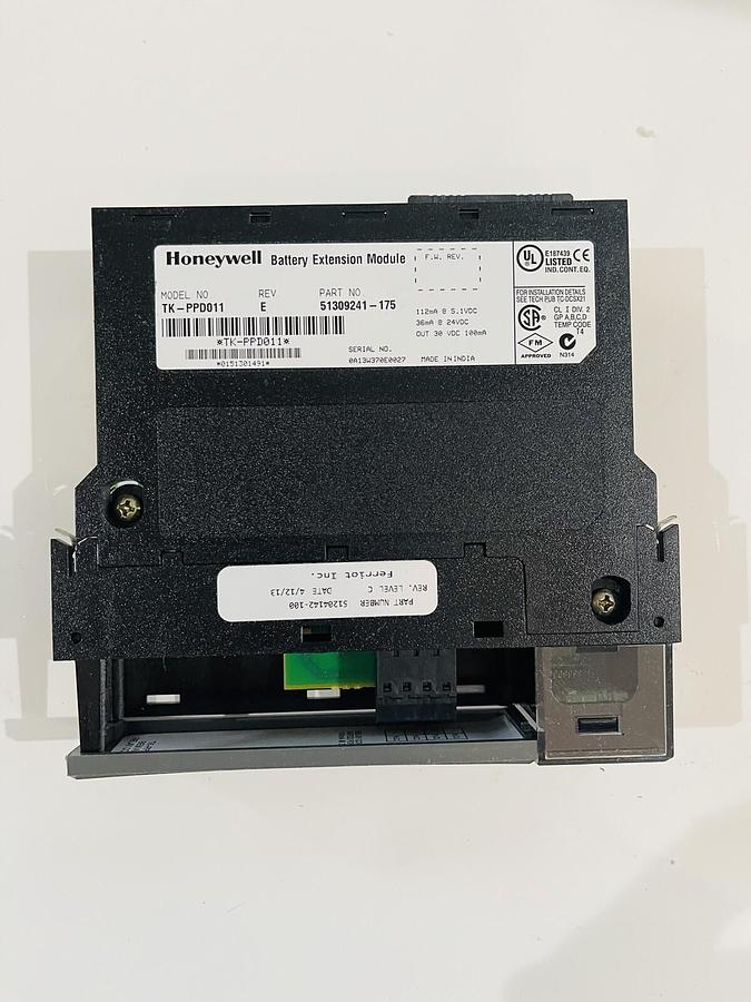 Used HONEYWELL TK-PPD011 51309241-175 BATTERY EXTENSION MODULE #K-449