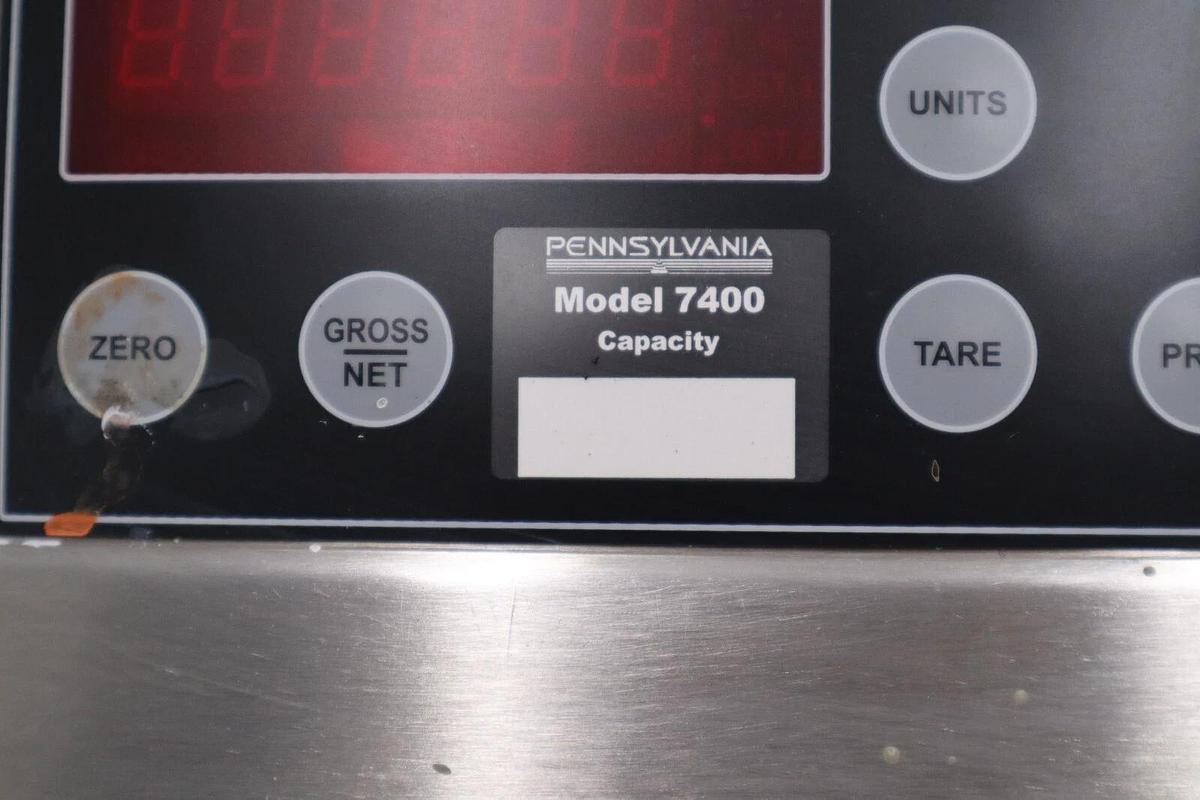 Used 7400 Pennsylvania Scale Digital Indicator Series STOCK 3426-D