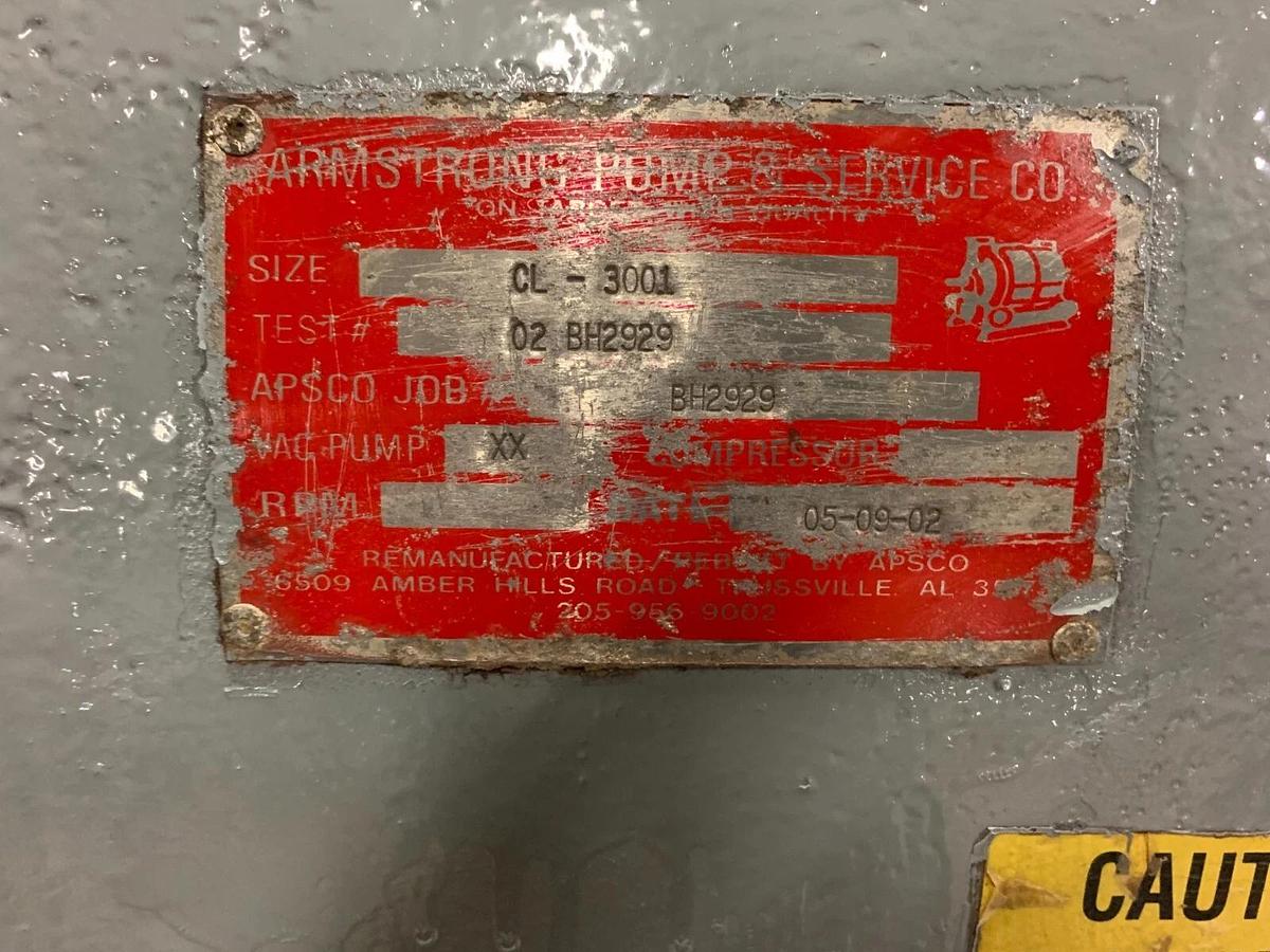 Used NASH CL-3001 VACUUM PUMP