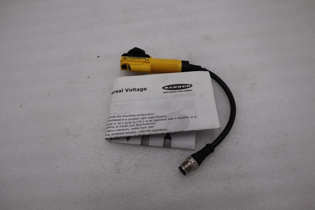 NEW Banner Engineering QS18APWLPQ2 Photoelectric Switch STOCK H778A