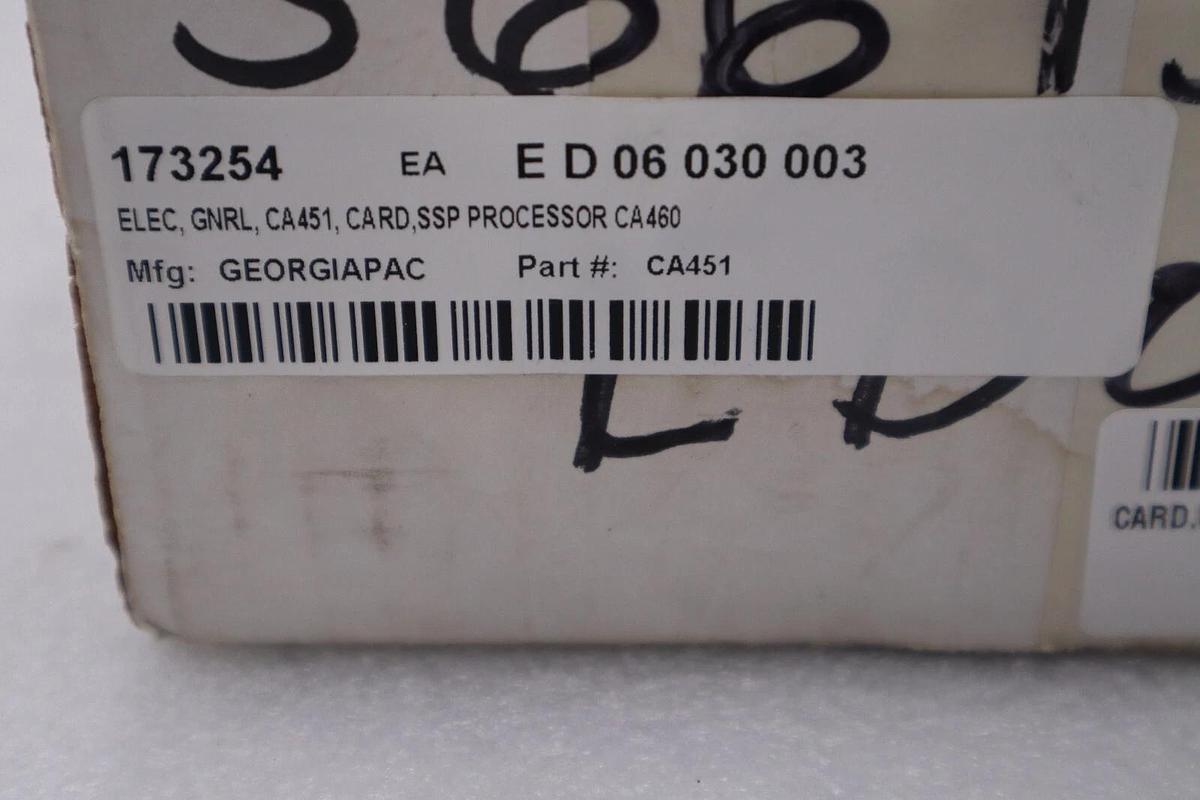 Refurbished SAF Drive Systems CA451 Safphire Processor Card W/Ethernet Port STOCK G254