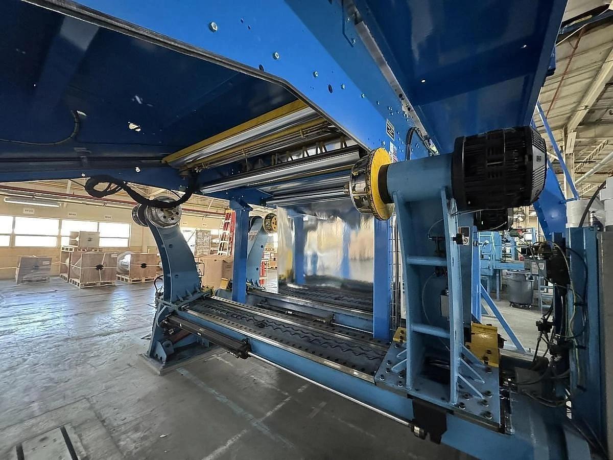 Used 73" WIDE MARQUIP DUAL POSITION UNWIND & D2 SPLICER MANUFACTURED 2021