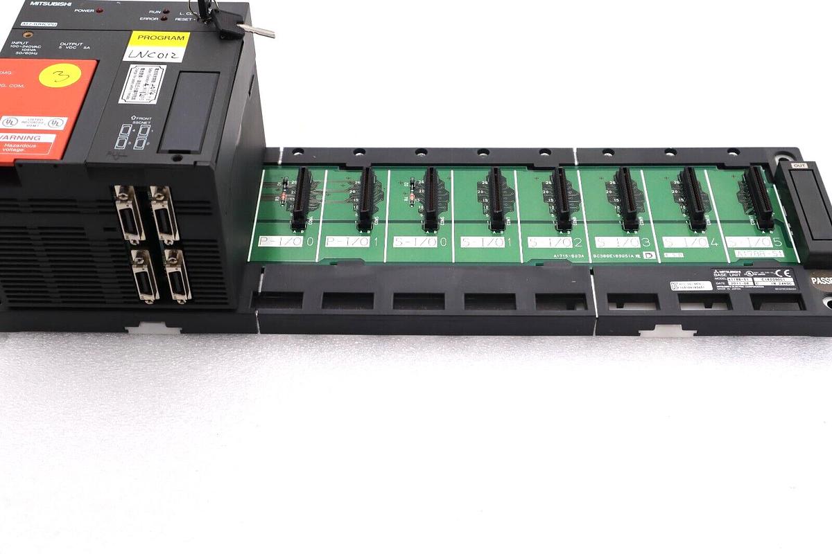 Used NEW MITSUBISHI A173UHCPU MOTION CONTROLLER W/ A178B-S1 8-SLOT BASE UNIT #L-700