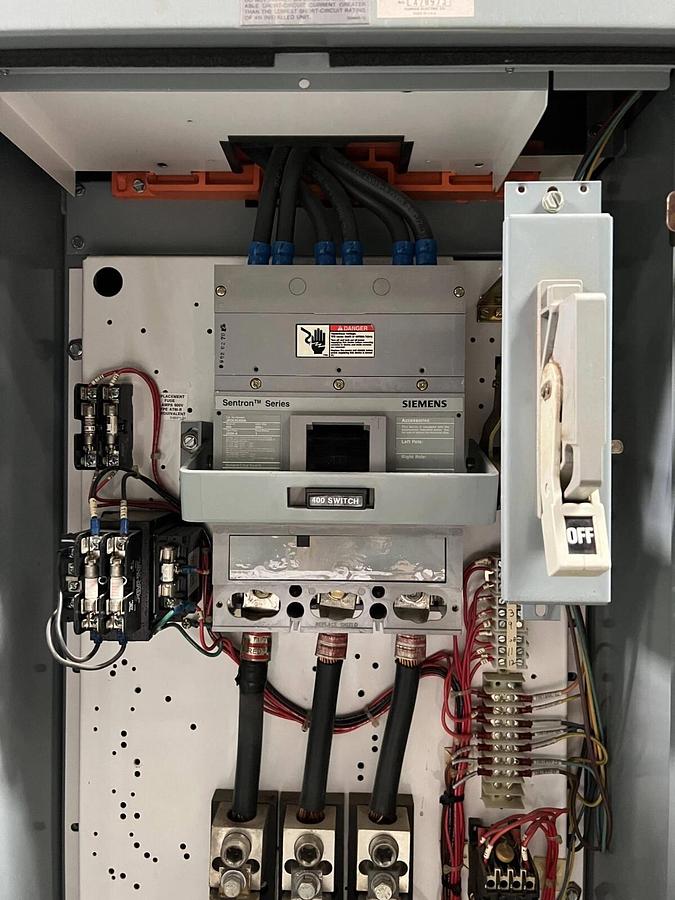 Used Furnas 14KSU32A* Size 5 MCC Bucket W/ 91RD34AFA / SENTRON SIEMENS JXD63S400A