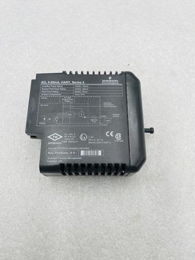 Used EMERSON DELTAV KJ3221X1-BA1 AO CARD 8 CH 4-20 MA HART SER 2 #K-2524