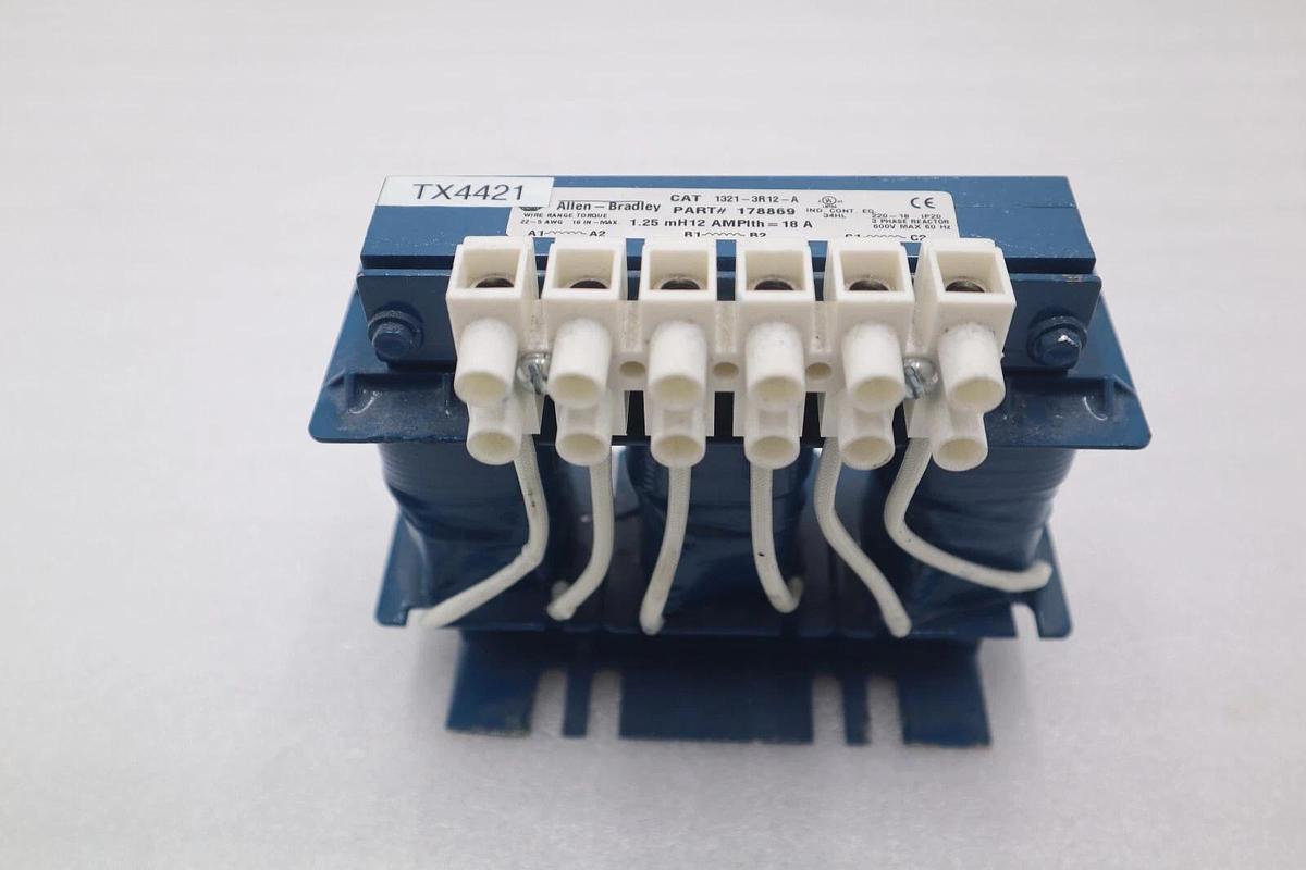 Used ALLEN BRADLEY 1321-3R12-A / 13213R12A WIRE RANGE TORQUE STOCK 5262