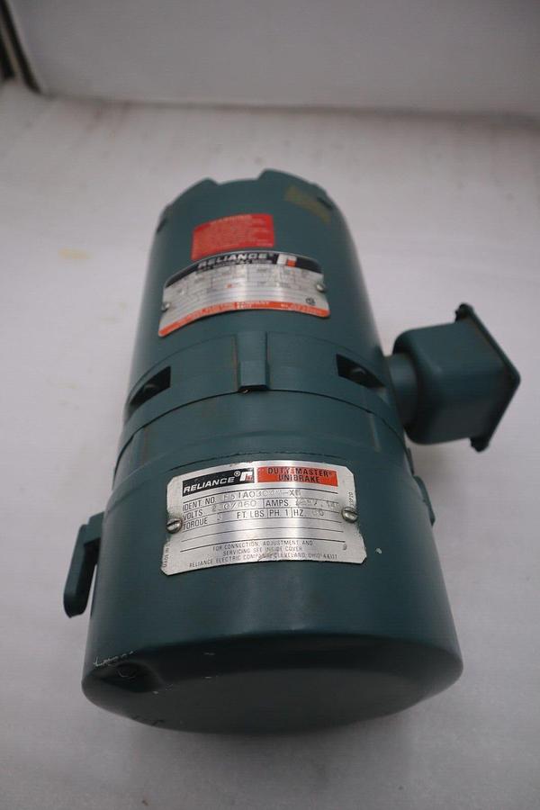 Used RELIANCE ELECTRIC F51A0304M-XK UNIBRAKE / P56H5079N DUTY AC MOTOR MASTER #M-44