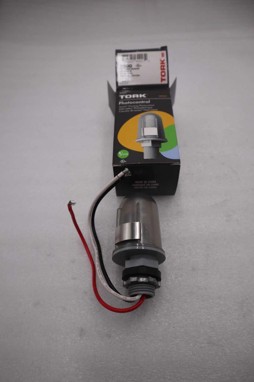 Used Tork 2000 1/2" Conduit Mounting Photocontrol NEW OPEN BOX STK G890A