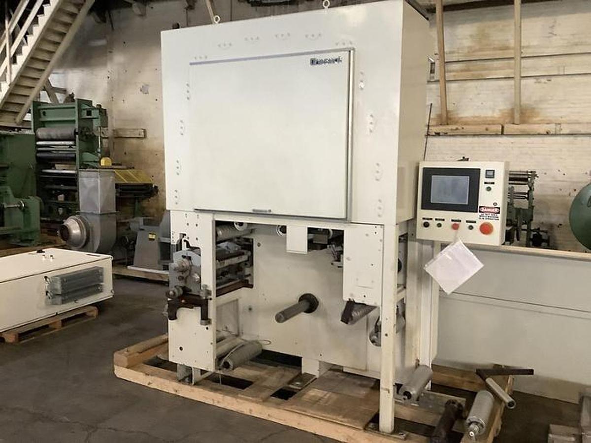 Used 15" WIDE CHESNUT ENGINEERING 1 COLOR PRINTER 2 ROLL ROTOGRAVURE AND LAMINATING