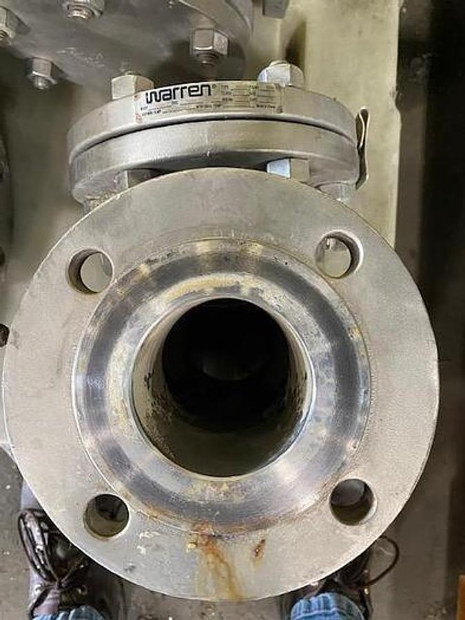Used WARREN TYPE SW CH SIZE 4 CHECK VALVE