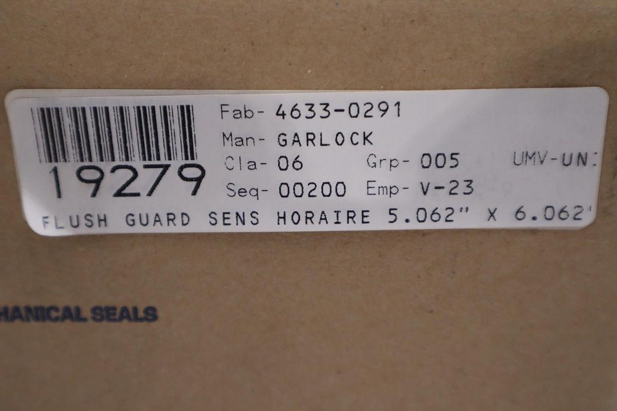 GARLOCK 46333-0291 FLUSH-GARD SEAL - NEW IN BOX - STOCK GF986