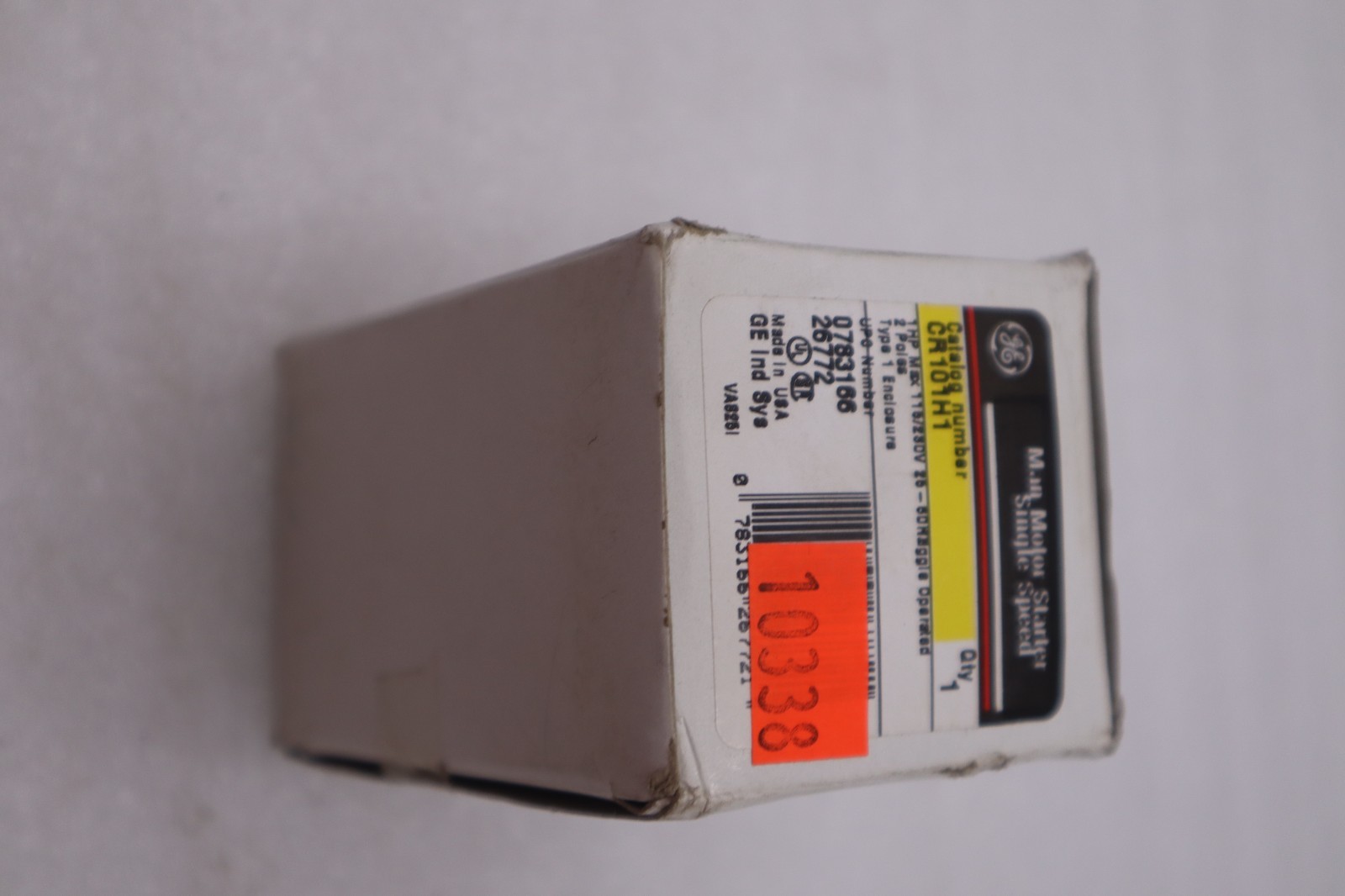 Used General Electric CR101H1 Manual Motor Starter NEW OPEN BOX STK K1148A