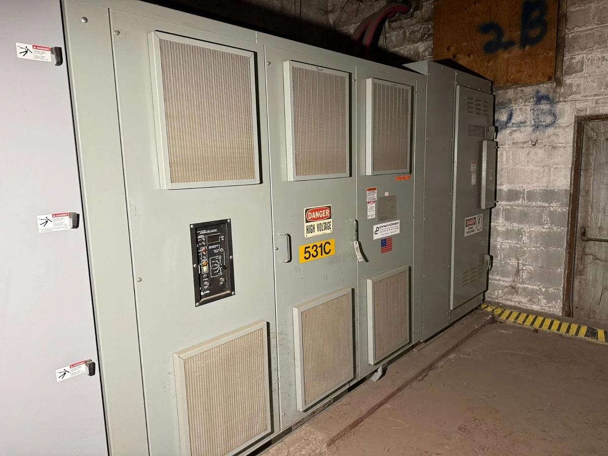 Used DYNAPOWER 2000 kVA 13800 Delta to 600Y 3PH Dry Type Transformer Copper Windings