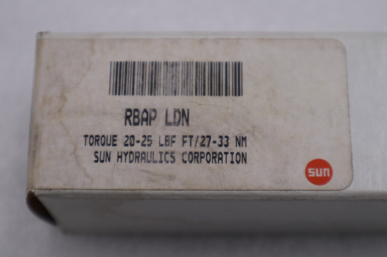 SUN RBAP LDN CARTRIDGE ELECTRO-PROPORTIONAL RELIEF VALVE - STOCK GF235A