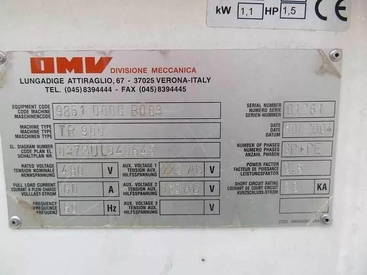 Used TRIA (OMV GROUP) GRANULATOR MODEL 900 NS-R WITH SILENCER