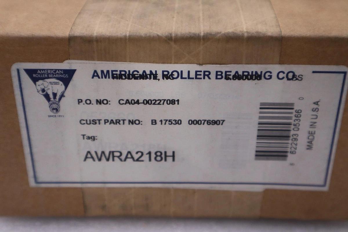 Used NEW AMERICAN BEARING A218H ROLLER BEARING AWRA218H STK 5716CC