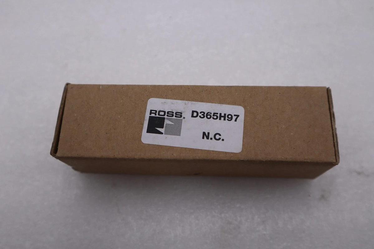 Used NEW ROSS D365H97 3/2 CARTRIDGE VALVE NC SPRING RETURN STOCK H987