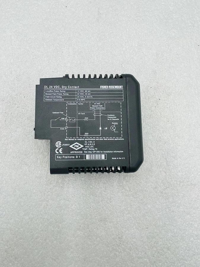 Used EMERSON DELTAV KJ3001X1-BB1 DI 8 CH 24VDC DRY CONTACT #K-2596