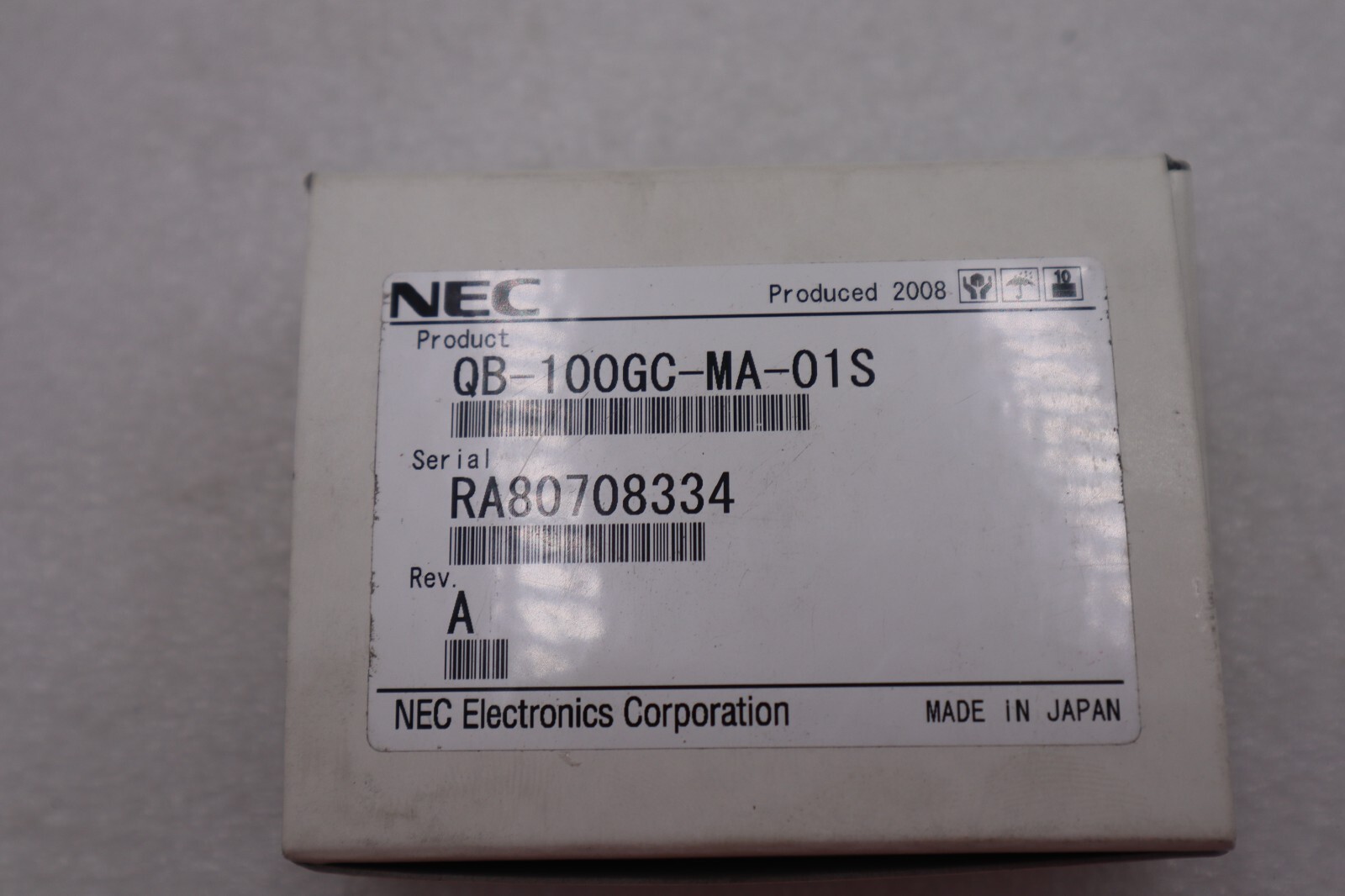 NEW NEC ELECTRONIC QB-100GC-MA-01S FREE SHIPPING STOCK #2704