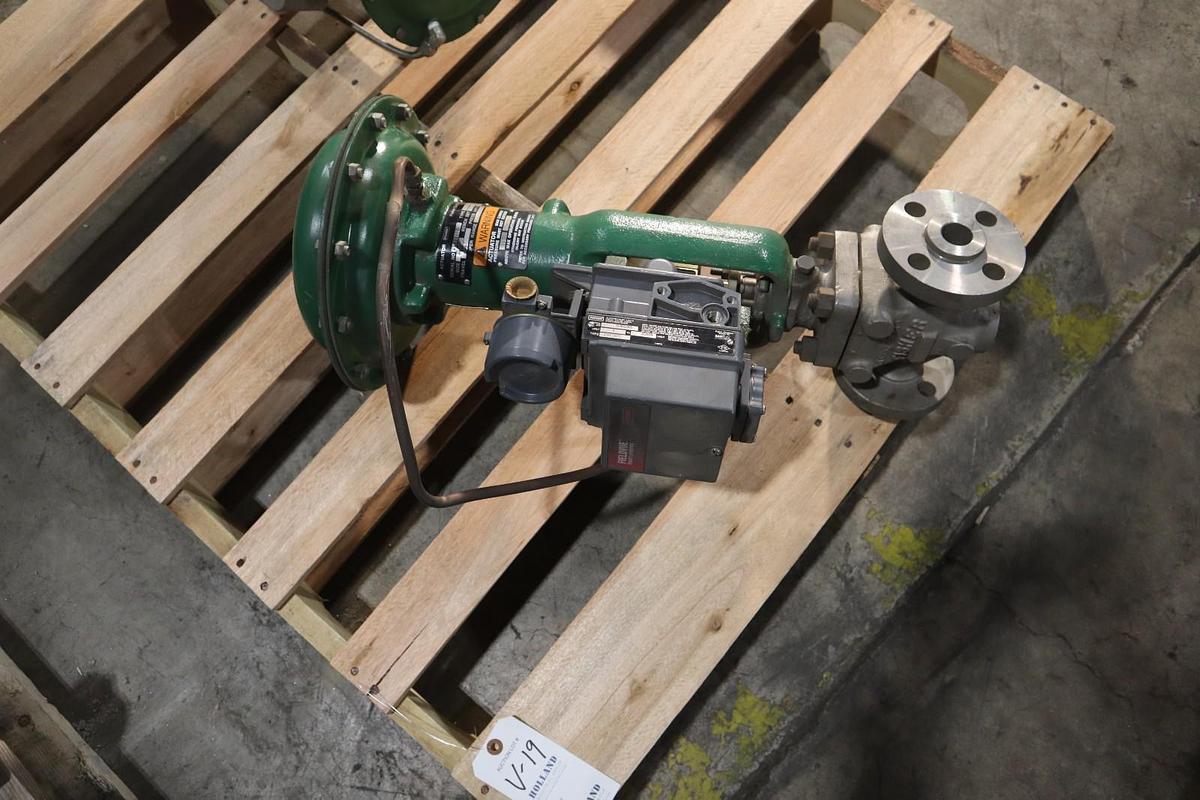 Used Fisher Control Valve Size 30 With Type 667 Pneumatic Actuator