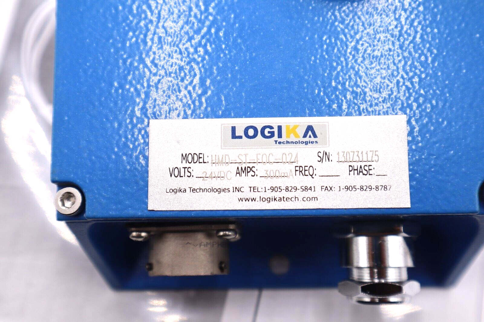 NEW LOGIKA TECHNOLOGIES HMD-ST-FOC-024 HOT METAL DETECTOR STOCK #2174