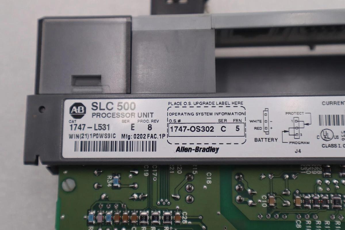 Used Allen-Bradley 1747-L531 Series E SLC500 Processor Controller Module 8 #K-992A