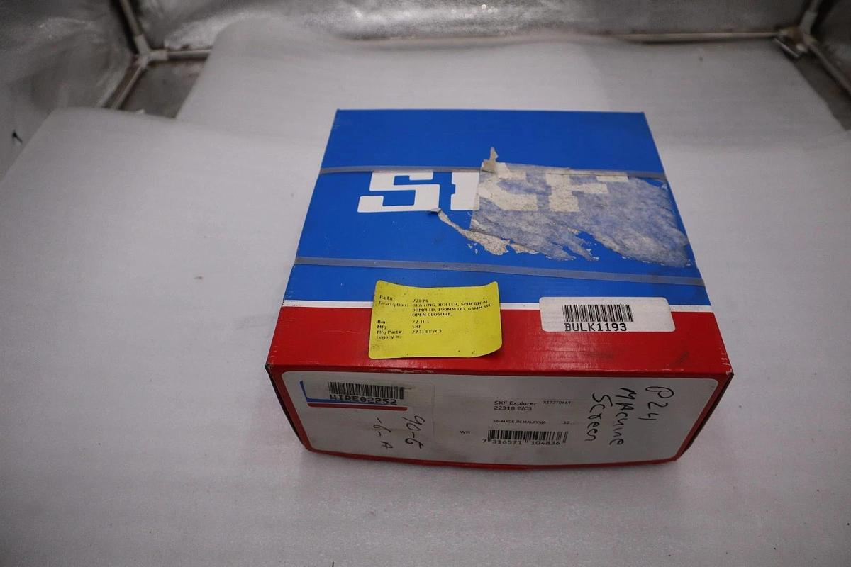 NEW SKF 22318 E/C3 SPHERICAL ROLLER BEARING STOCK 1684CC